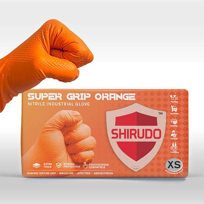 Shirudo 7th Sense Diamond Grip Textured Nitrile